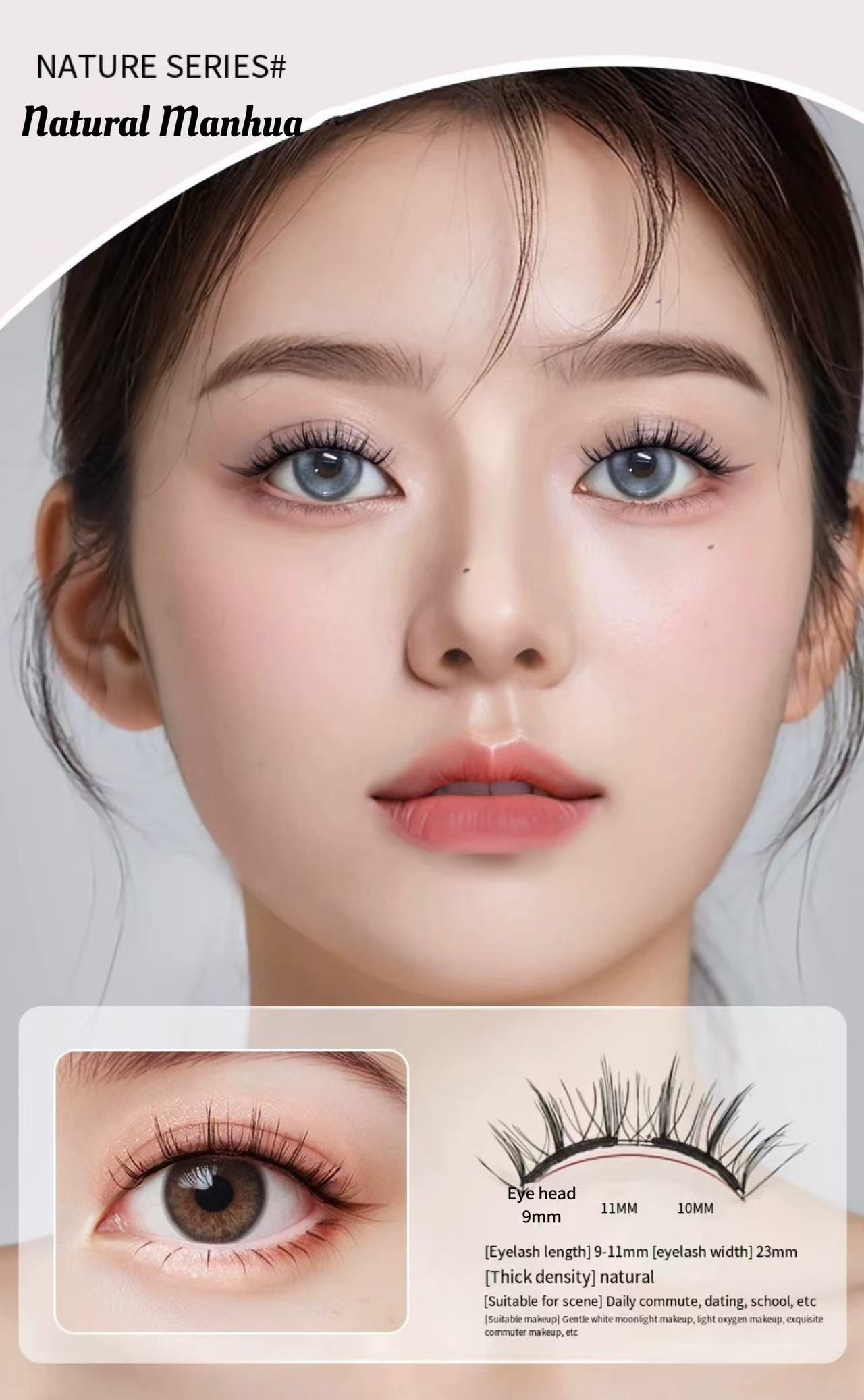 CRUSHPEACH UPDATED 5.0 SOFT Magnetic/magnet  eyelashe/lashes-wider