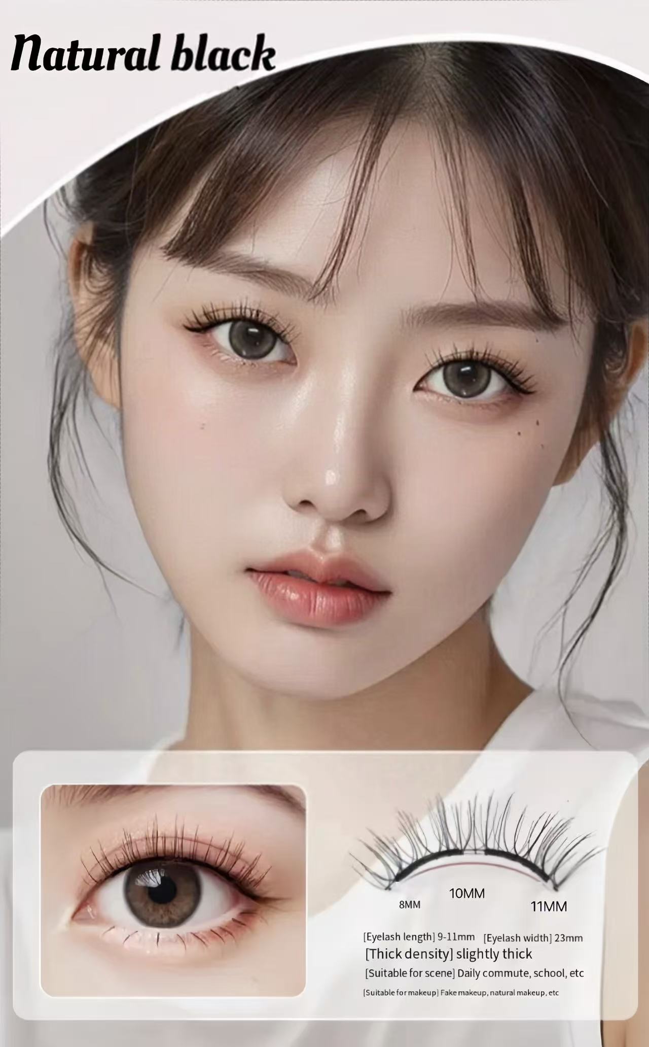 CRUSHPEACH UPDATED 5.0 SOFT Magnetic/magnet  eyelashe/lashes-wider