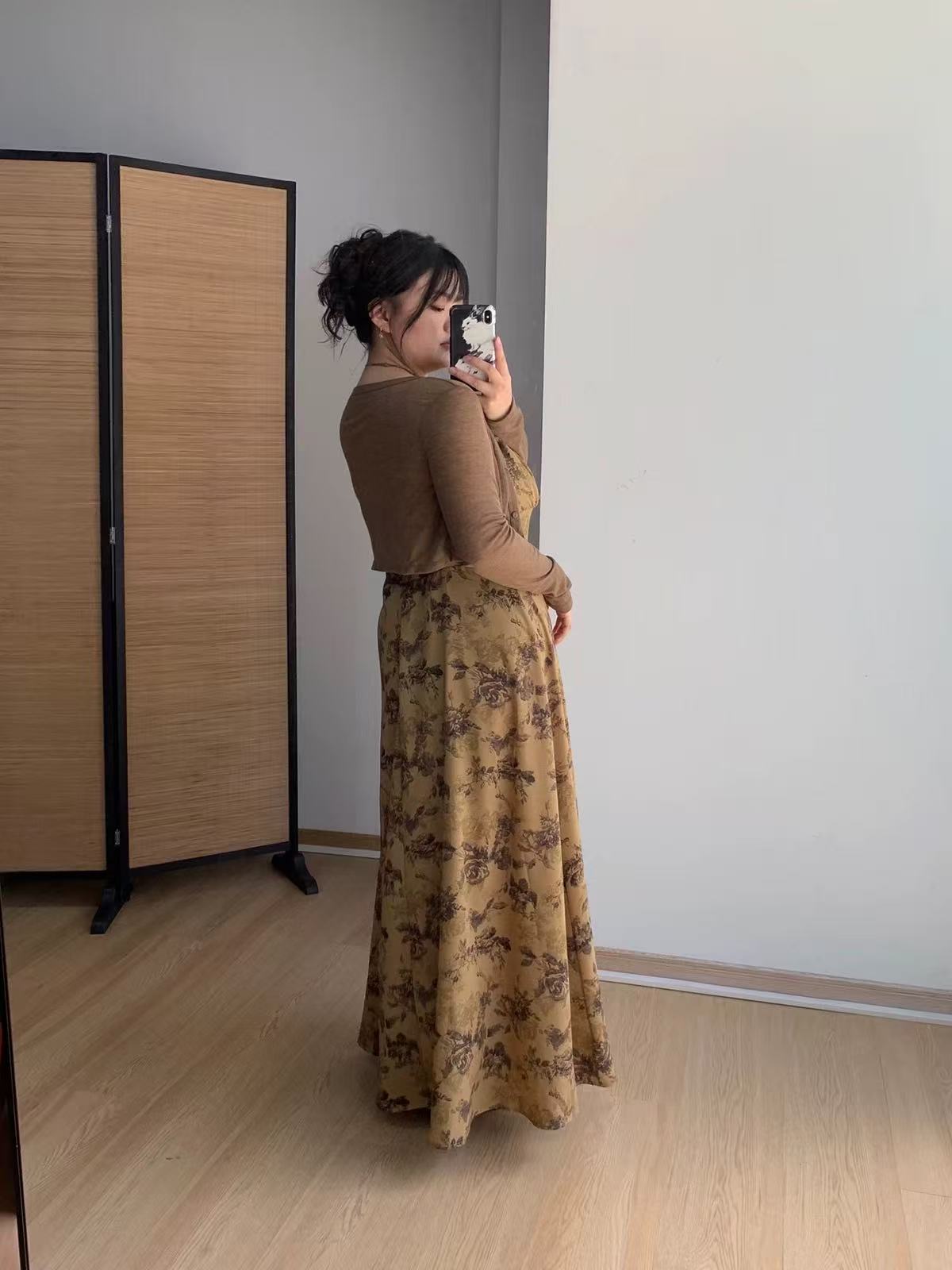 CRUSHPEACH BROWN LIGHT Cardigan