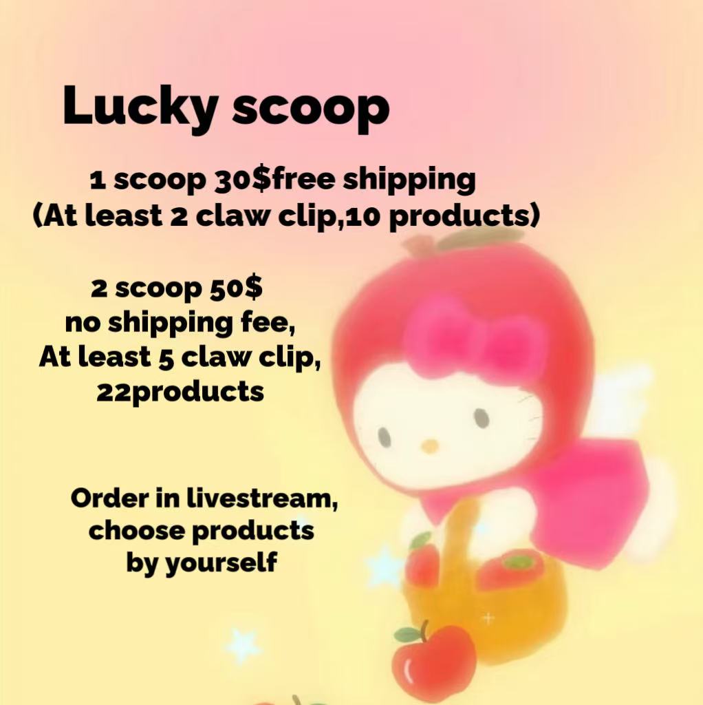 crushpeach Lucky scoop